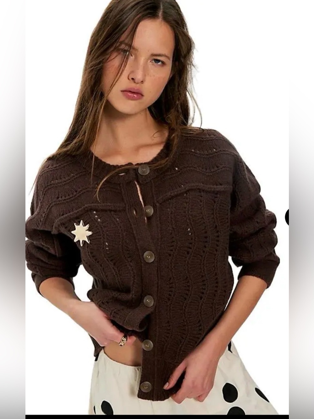 We The Free Amsterdam Cardigan in Chickory Cardigan
